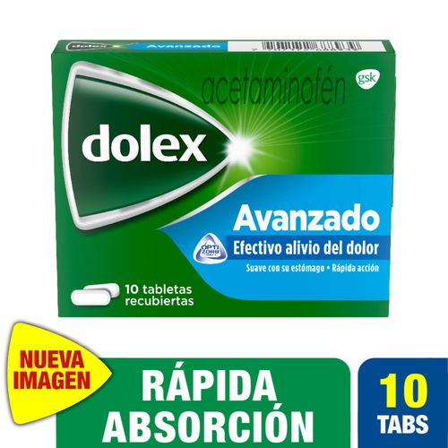 Dolex Avanzado Caja X 10 Tabletas