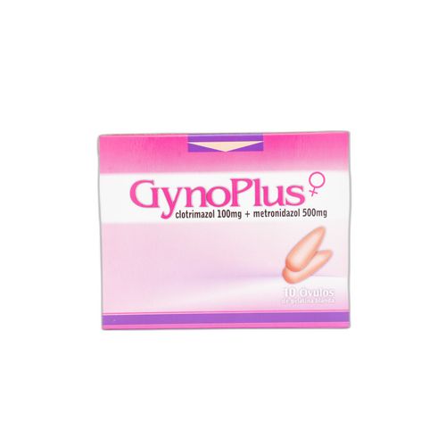 Gynoplus Clotrimazol Metronidazol 100 Mg + 50 Mg Caja X 10 Óvulos Farma De Colombia