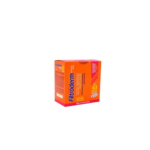 Filtroderm Emulsión Spf 43 Caja X 24 Sobres 10 Gr Farma De Colombia