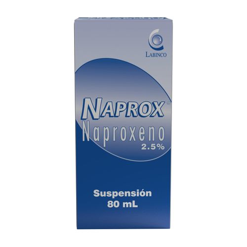 Naprox 2.5% Frasco X 80 Ml Suspensión Labinco