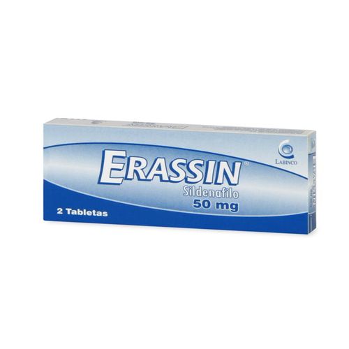 Erassin 50 Mg Caja X 2 Tabletas Labinco