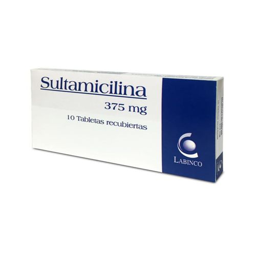 Sultamicilina 375 Mg Caja X 10 Tabletas Labinco