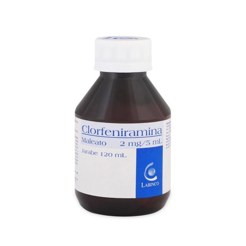 Clorfeniramina Jarabe 2 Mg/5 Ml Frasco X 120 Ml Labinco