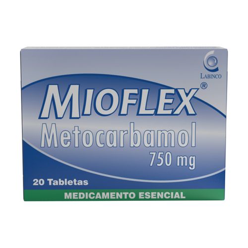 Mioflex 750 Mg Caja X 20 Tabletas Labinco