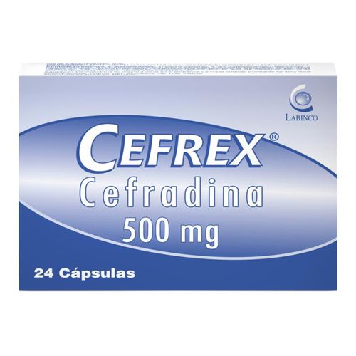 Cefrex 500 Mg Caja X 24 Cápsulas Labinco