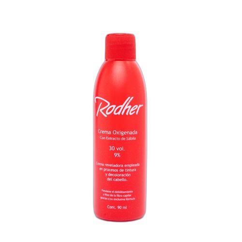 Oxigenta Rodher 30 Volúmenes Frasco X 90 Ml Rodher