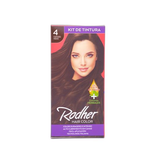Tinte Rodher Castano Medio Estuche 4