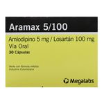 Aramax Losartán Amlodipino 30 Cápsulas
