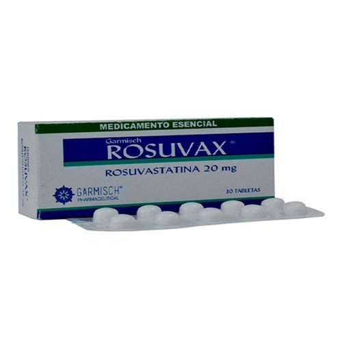 Rosuvax E 20/10 Mg Caja X 30 Tabletas