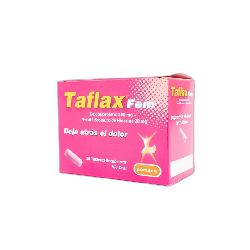 Taflax Fem 200 Mg/20 Mg Caja 30 Tabletas