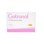 Gotronal Ácido Tranexámico 500 Mg x 10 Tabletas