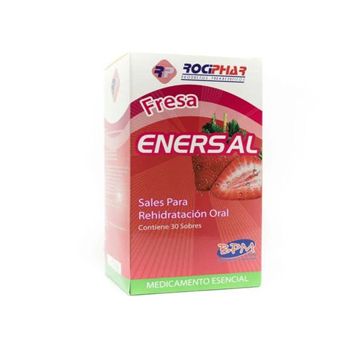 Enersal Fresa Caja X 30 Sobres Rociphar