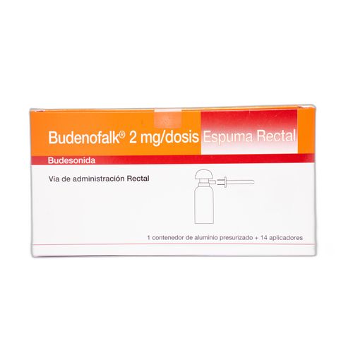 Budenofalk Rectal Budesonida 2 Mg/Dosis Caja X 14 Aplicadores Biotoscana