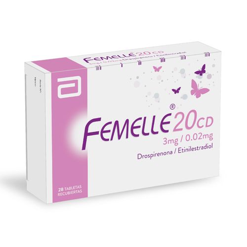 Femelle Drospirenona 3Mg Etinilestradiol 0.02% Caja X 28 Tabletas Lafrancol