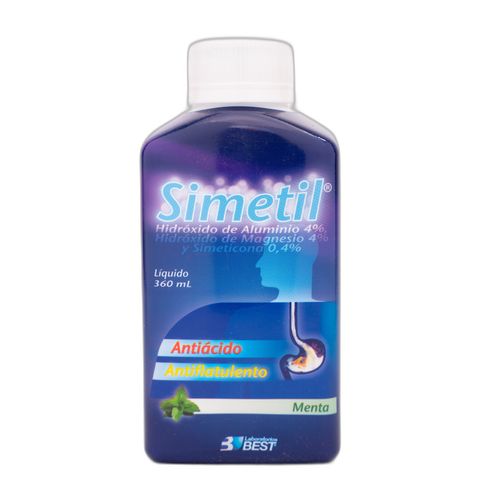 Simetil Antiácido Sabor Menta Frasco X 360 Ml Best