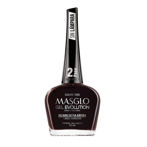 Esmalte Masglo Sangre Toro Frasco X 13,5Ml Gel Evolution Masglo