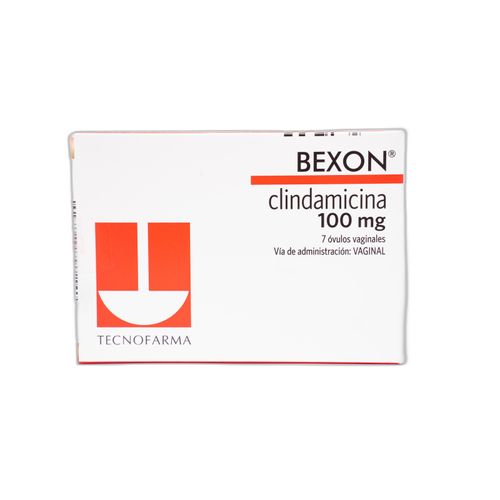 Bexon Clindamicina 100 Mg Caja X 7 Óvulos Tecnofarma
