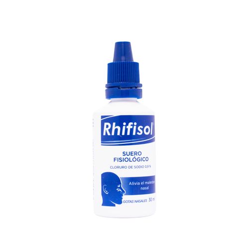Rhifisol Cloruro De Sodio 0.9% Fisiologico Frasco X 30 Ml Solución Nasal Gerco