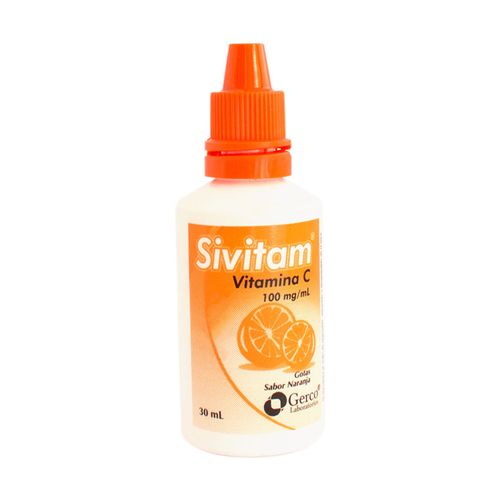 Sivitam Solución Oral Ácido Ascorbico 100Mg/Ml Frasco X 30 Gotas Gerco