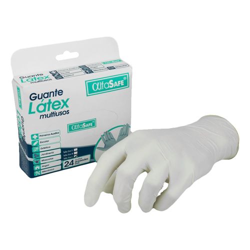 Guante Latex Multiusos Talla Caja X 24 Unidades Alfa