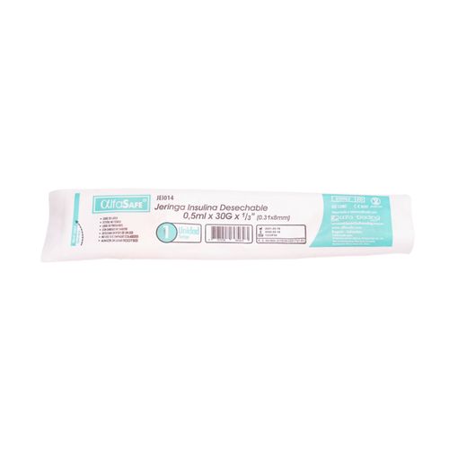 Jeringa 1 Insulina 05Ml 30X1/2 Alfa