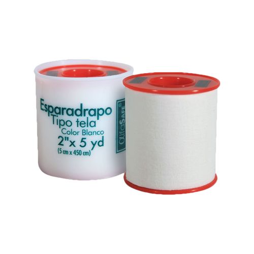 Esparadrapo Tela Blanco 2X5 Yardas Alfa