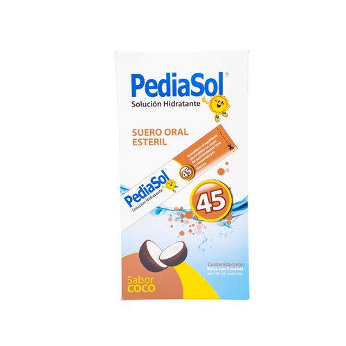 Pediasol 45 Coco Sachet 100 Ml 5 Unidades Solución Oral Quibi