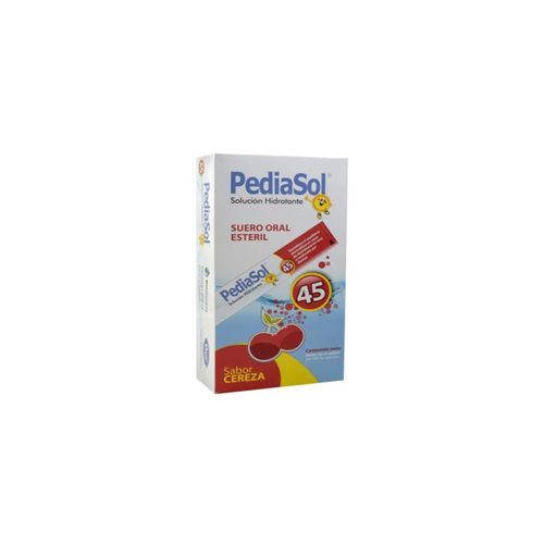 Pediasol 45 Cereza Sachet 100 Ml 5 Unidadades Solución Oral Quibi