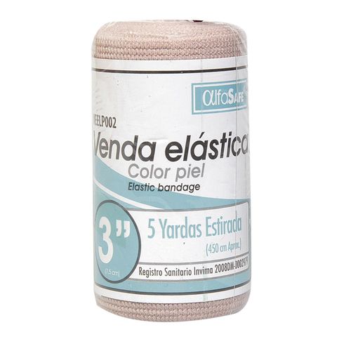 Venda Elástica Flexon Color Piel 3X5 Yardas Blofarma