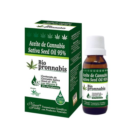 Aceite Biopronnabis Cannabis 95% Frasco X 23 Ml Natural Freshly