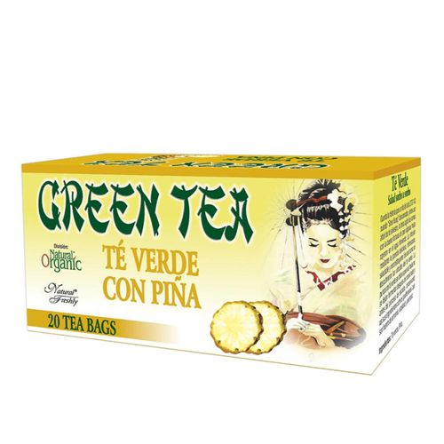 Te Verde Con Pina Tisanas Caja X 20 Unidades Natural Freshly