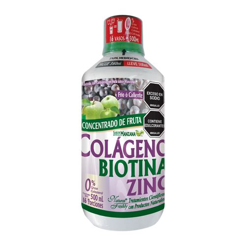 Colágeno Zinc Frasco X 500 Ml Natural Freshly