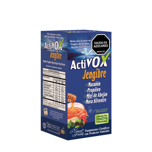 Activox 180 Ml/250 G Jarabe Frasco X 180 Natural Freshly