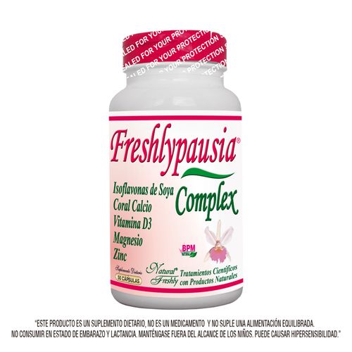 Freshlypausia Complex De Soya Frasco X 50 Cápsulas Natural Freshly