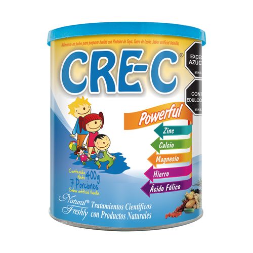 Cre-C Multivitaminico Malteada Vainilla Tarro X X400 Gr Natural Freshly