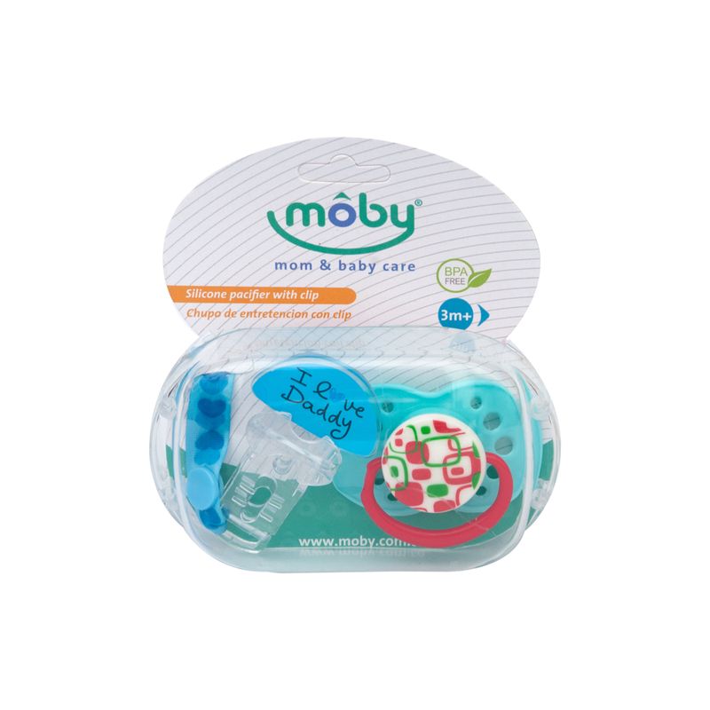 Chupo Moby clip entretención Andina bebé