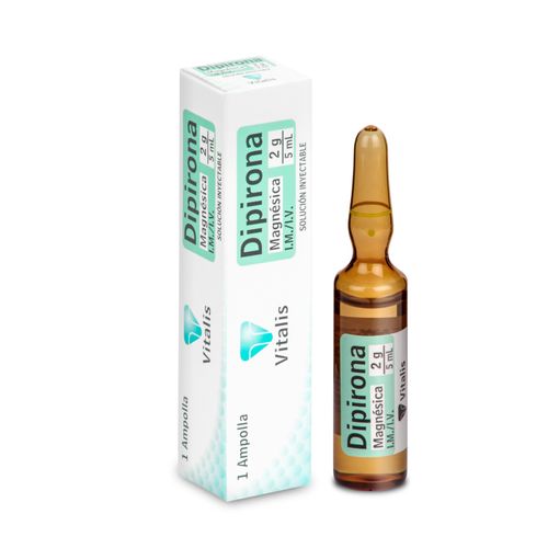Dipirona Magnesica 2 Gr/5Ml Caja X 1 Ampollas Solución Vitalis