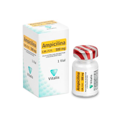 Ampicilina 500 Mg Caja X 1 Ampolla Vital Vitalis