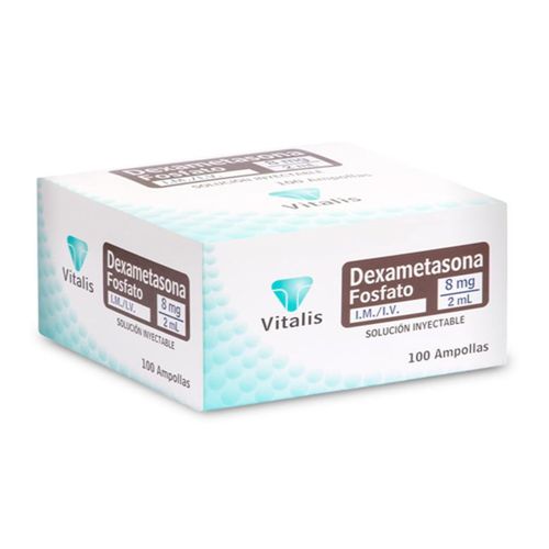 Dexametasona 8 Mg Caja X 100 Ampollas Vitalis