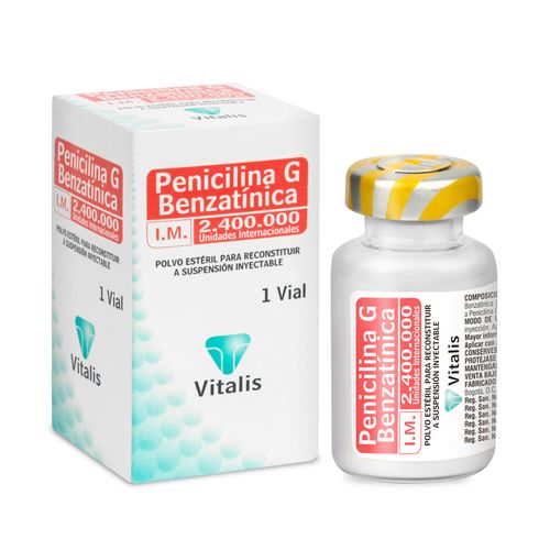 Penicilina G Benzatinica 2.400 Ui Im Caja X 1 Vitalis