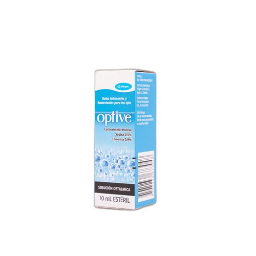 Optive Carboximetilcelulosa Sódica 5 Mg/Ml Glicerina 9 Mg/Ml Frasco X 10 Ml Abbvie