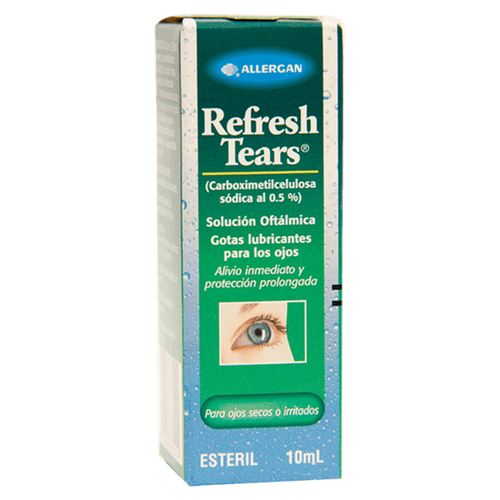 Refresh Tears Carboximetilcelulosa Sódica Frasco X 10 Ml Gotas Solución Oftálmicas Abbvie
