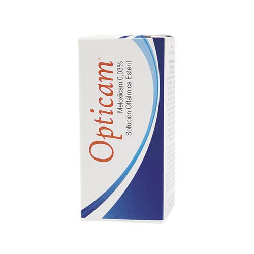 Opticam Oftálmico Meloxicam 0.3 Mg/Ml Gotas Solución Oftálmica Frasco X 5 Ml Ophtha