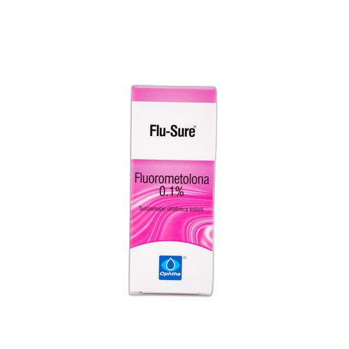 Flu Sure Fluorometalona 1 Mg/Ml Suspensión Oftálmica Frasco X 5Ml Ophtha