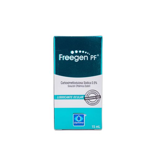 Freegen Pf 0.5% Solución Oftálmica Carboximetilcelulosa Sódica 5 Mg Frasco X 15 Ml Ophtha