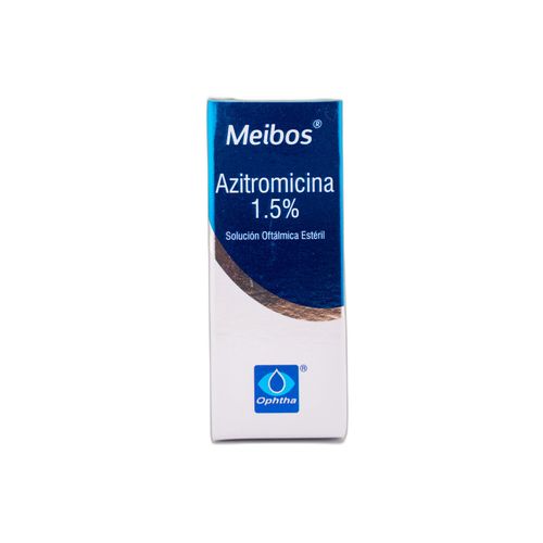Meibos Sol Azitromicina 1.5% Solución Oftálmica Frasco X 3 Ml Ophtha