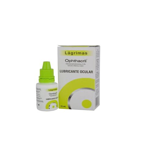 Ophthacril Hidroxipropilmetilcelulosa 0.003 Frasco X 15 Gotas Solución Oftálmica