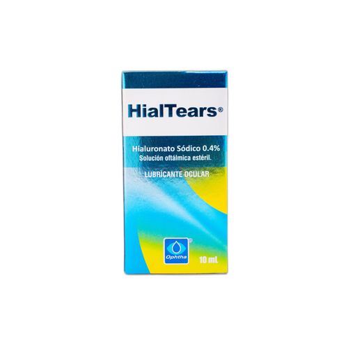 Hialtears Solución Oftálmica Hialurónico Ácido 4 Mg Frasco X 10 Ml Ophtha