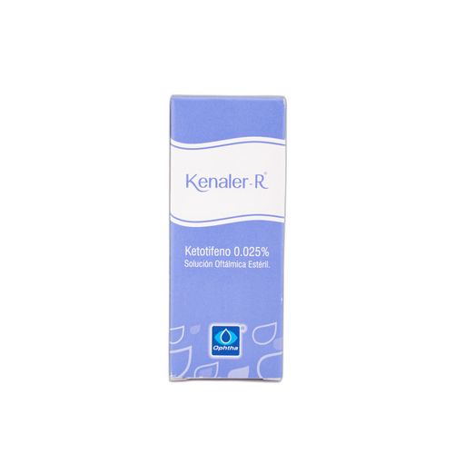 Kenaler Ketotifeno Fumarato 0.25 Mg/Ml Solución Oftálmica Frasco X 5 Ophtha