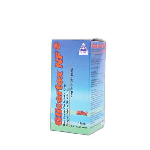 Glicertox Nf Jarabe Frasco X 125 Ml Tridex